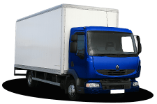 Van Hire Bedford - 7.5T Enclosed Box Truck (Tail Lift) - Truck hire Bedford